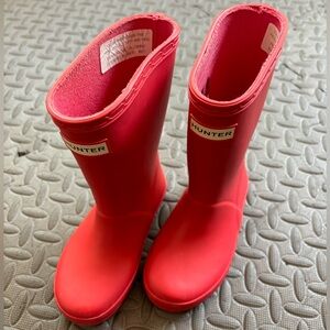 Hunter Red Rain Boots ☔️